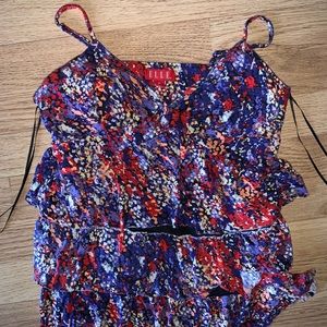 NWOT Elle Ruffles Tank Top